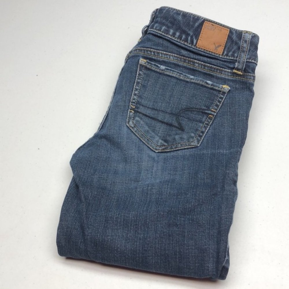 AMERICAN EAGLE SKINNY JEANS 2/26x32 🦅